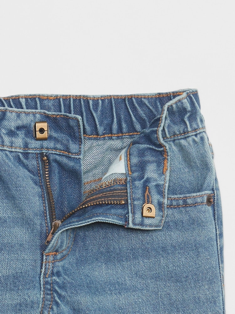 Gap Light Wash Blue Original Straight Fit Distressed Jeans (3mths-5yrs) - Image 4 of 4