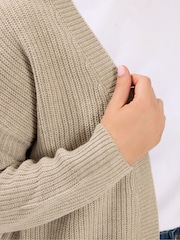 Yours Curve Natural Essential Cardigan - Image 4 of 6