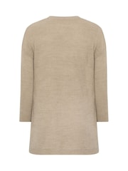 Yours Curve Natural Essential Cardigan - Image 6 of 6