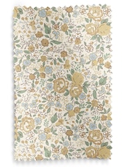Laura Ashley Pale Gold Rowena Made to Measure 100% Cotton Roman Blinds - Image 6 of 6