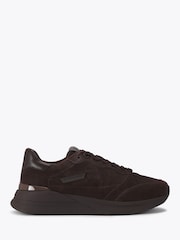 KG Kurt Geiger Brown Jake Suede Trainers - Image 1 of 4