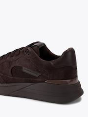 KG Kurt Geiger Brown Jake Suede Trainers - Image 3 of 4