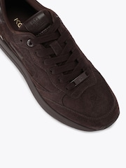KG Kurt Geiger Brown Jake Suede Trainers - Image 4 of 4