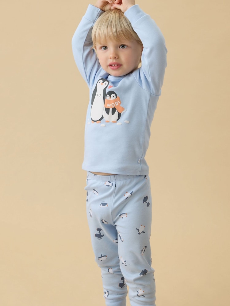 Ensemble pyjama en coton doux à imprimé Penguin MORI - Image 2 sur 4 Ensemble pyjama en coton doux à imprimé Penguin MORI - Image 2 sur 4
