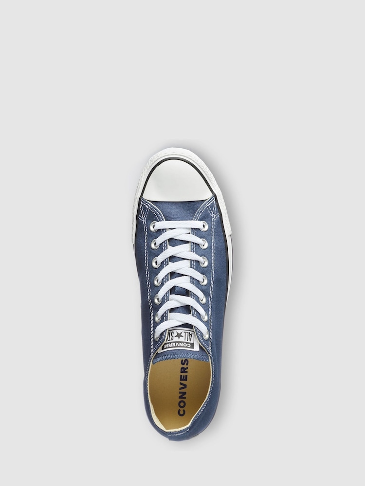 Converse Navy Chuck Taylor Ox Trainers - Image 6 of 7