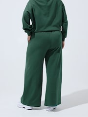 Verde - Pantalones de chándal a juego con pernera ancha Limited de Yours Curve - Imagen 3 de 6