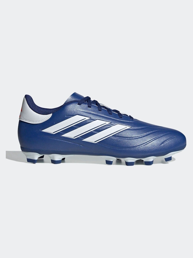 adidas Blue/White Sport Performance Adult Copa Pure II.4 Flexible Ground Boots - Image 1 of 8