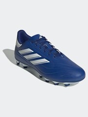 adidas Blue/White Sport Performance Adult Copa Pure II.4 Flexible Ground Boots - Image 2 of 8
