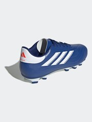 adidas Blue/White Sport Performance Adult Copa Pure II.4 Flexible Ground Boots - Image 3 of 8