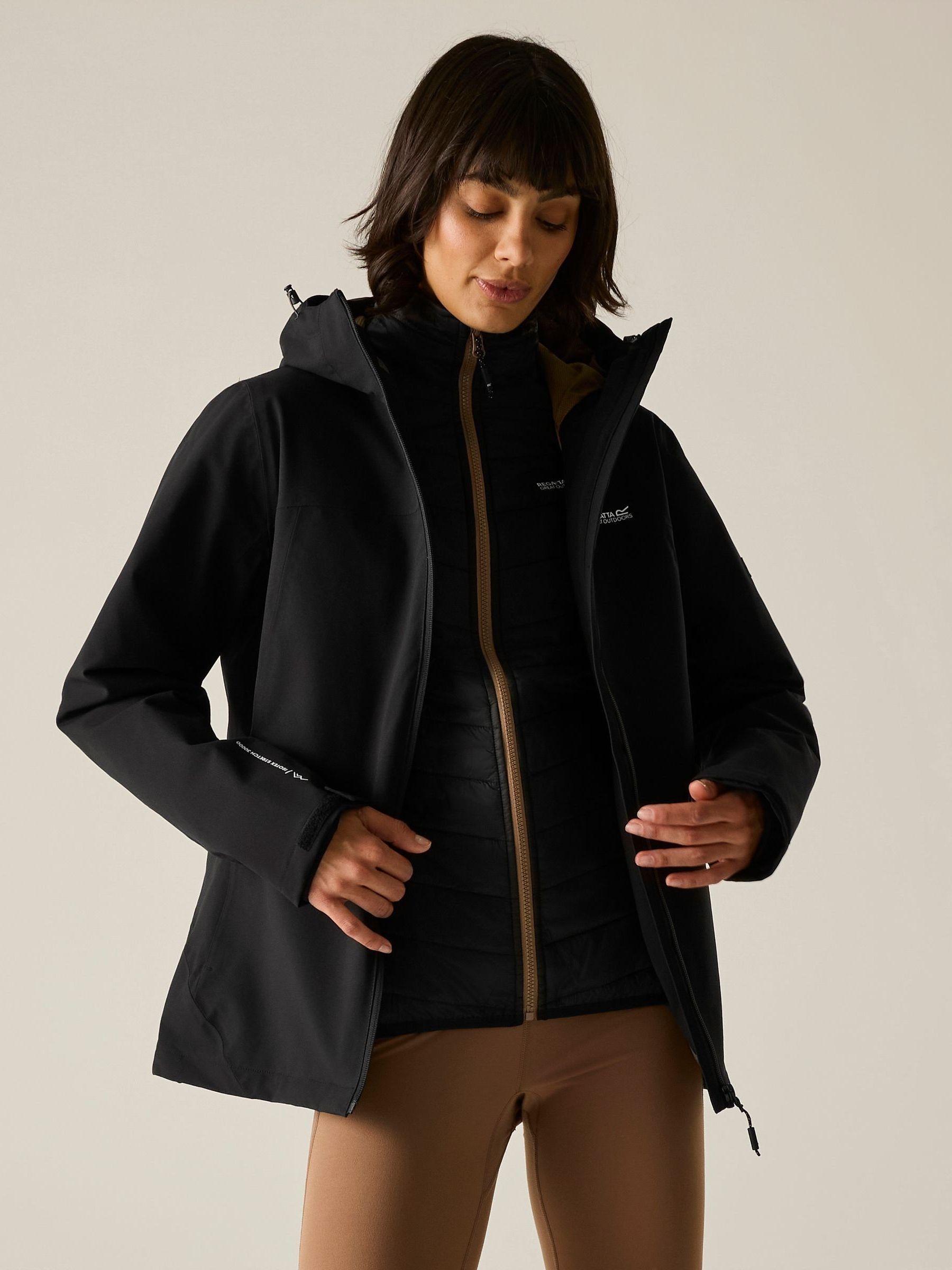 Regatta Women's Noir 3-In-1 Waterproof Jacket Wentwood - Image 3