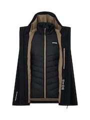Negro - Regatta Wentwood 3 en 1 Abrigo impermeable - Imagen 13 de 16