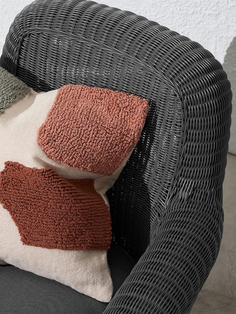 MADE.COM Dark Grey Jonah Garden Armchair Polyrattan - Image 2 of 2