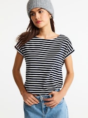 Bande marine - Haut t-shirt à manches cap - Image 1 de 6