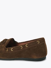 Kurt Geiger London Brown Eagle Moccasin Shoes - Image 3 of 5