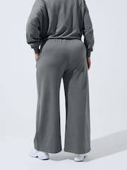 Gris - Pantalones de chándal a juego con pernera ancha Limited de Yours Curve - Imagen 3 de 6