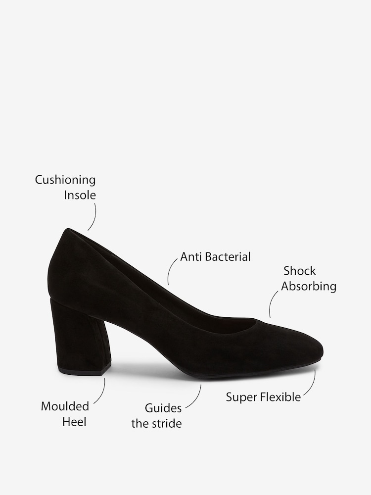 Black Forever Comfort® with Motionflex Block Court Shoes - Image 5 of 5