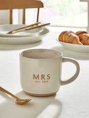 White Established MRS In 2024 Wedding Mug - Image 1 of 5