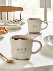 White Established MRS In 2024 Wedding Mug - Image 2 of 5