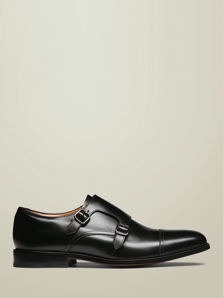 Charles Tyrwhitt Leather Double Buckle Monk Shoes - Εικόνα 1 από 4