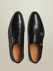 Charles Tyrwhitt Leather Double Buckle Monk Shoes - Εικόνα 3 από 4
