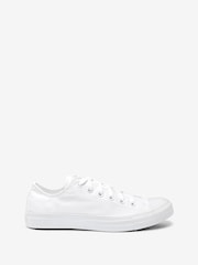 Converse White/White Chuck Ox Trainers - Image 3 of 7