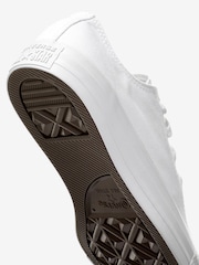 Converse White/White Chuck Ox Trainers - Image 7 of 7