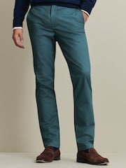 Γαλαζοπράσινο - Slim Fit - Κάρολος Tyrwhitt Απόλυτη μη Σιδερένια Chinos - Εικόνα 2 από 7