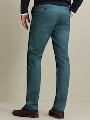 Γαλαζοπράσινο - Slim Fit - Κάρολος Tyrwhitt Απόλυτη μη Σιδερένια Chinos - Εικόνα 3 από 7
