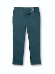 Γαλαζοπράσινο - Slim Fit - Κάρολος Tyrwhitt Απόλυτη μη Σιδερένια Chinos - Εικόνα 6 από 7