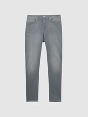 Reiss Grey Harry Slim Fit Jersey Jeans - Image 2 of 6