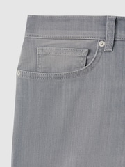 Reiss Grey Harry Slim Fit Jersey Jeans - Image 5 of 6
