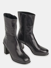 Whistles Clara Platform Heeled Black Boots - Image 2 of 4