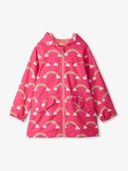 Hatley Playful Print Hooded Field Rain Jacket - Image 1 of 5