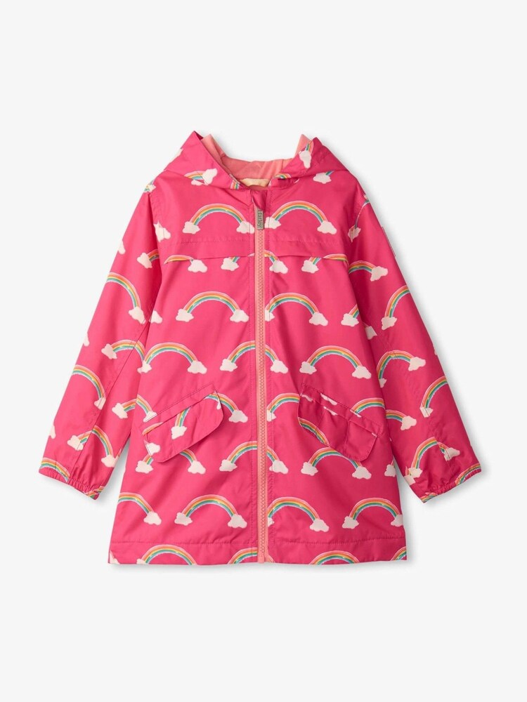 Hatley Playful Print Hooded Field Rain Jacket - Image 1 of 5