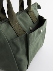 Khaki Green Handheld Lunch Bag - Image 4 of 4