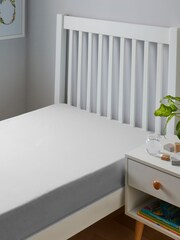 Night Lark Grey Junior 2 in 1 Waterproof Mattress Protector - Image 1 of 4