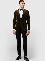Бархатный блейзер слим фит Ted Baker Tailoring - Изображение 2 6