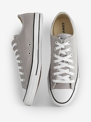 Converse Grey Chuck Taylor Ox Classic Low Trainers - Image 6 of 9