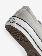 Converse Grey Chuck Taylor Ox Classic Low Trainers - Image 8 of 9