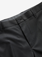 Schwarz - Schmale Passform - Elegante, strukturierte Hose - Bild 6 von 11