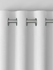 White 100% Cotton Made To Measure Curtains - Image 8 of 9