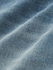 Blue Stretch Denim Shorts - Image 5 of 9