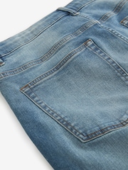 Blue Stretch Denim Shorts - Image 7 of 9
