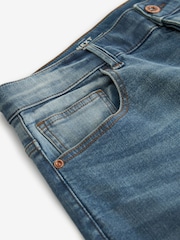 Blue Stretch Denim Shorts - Image 8 of 9