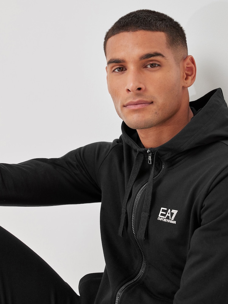 Emporio Armani EA7 Core ID 100% Cotton Tracksuit - Image 4 of 7