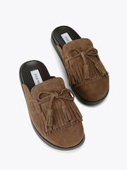 Steve Madden Brown Maurea Slip-On Suede Shoes - Image 2 of 4