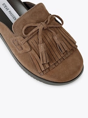 Steve Madden Brown Maurea Slip-On Suede Shoes - Image 3 of 4