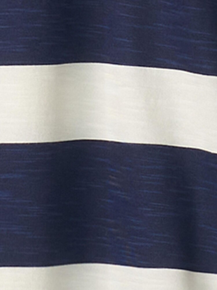 Hatley Navy Stripe Shark Logo Polo Shirt - Image 7 of 7