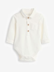 Navy/White 4 Piece Shirt Body, Trousers and Braces Set (0mths-2yrs) - Image 3 of 7