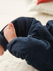 Navy/White 4 Piece Shirt Body, Trousers and Braces Set (0mths-2yrs) - Image 7 of 7